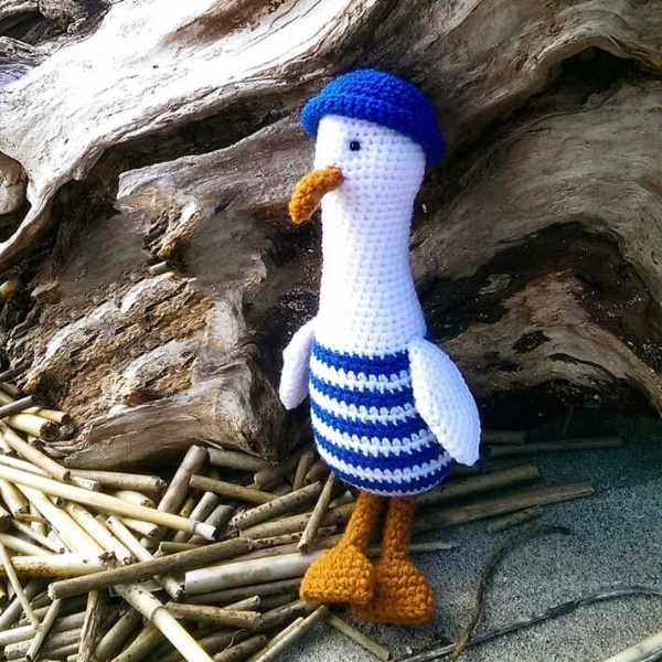 Crochet Seagull Amigurumi Free Pattern